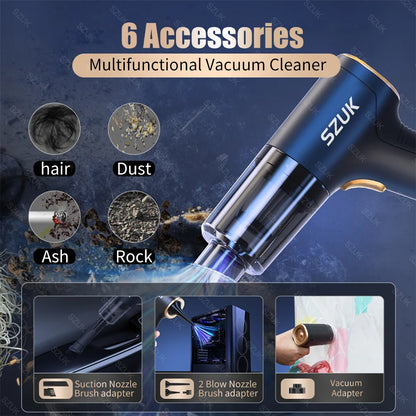 2-in-1 Mini Vacuum Cleaner